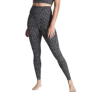 Athleta Elevation Ultra High Rise Leopard Print Athletic Leggings